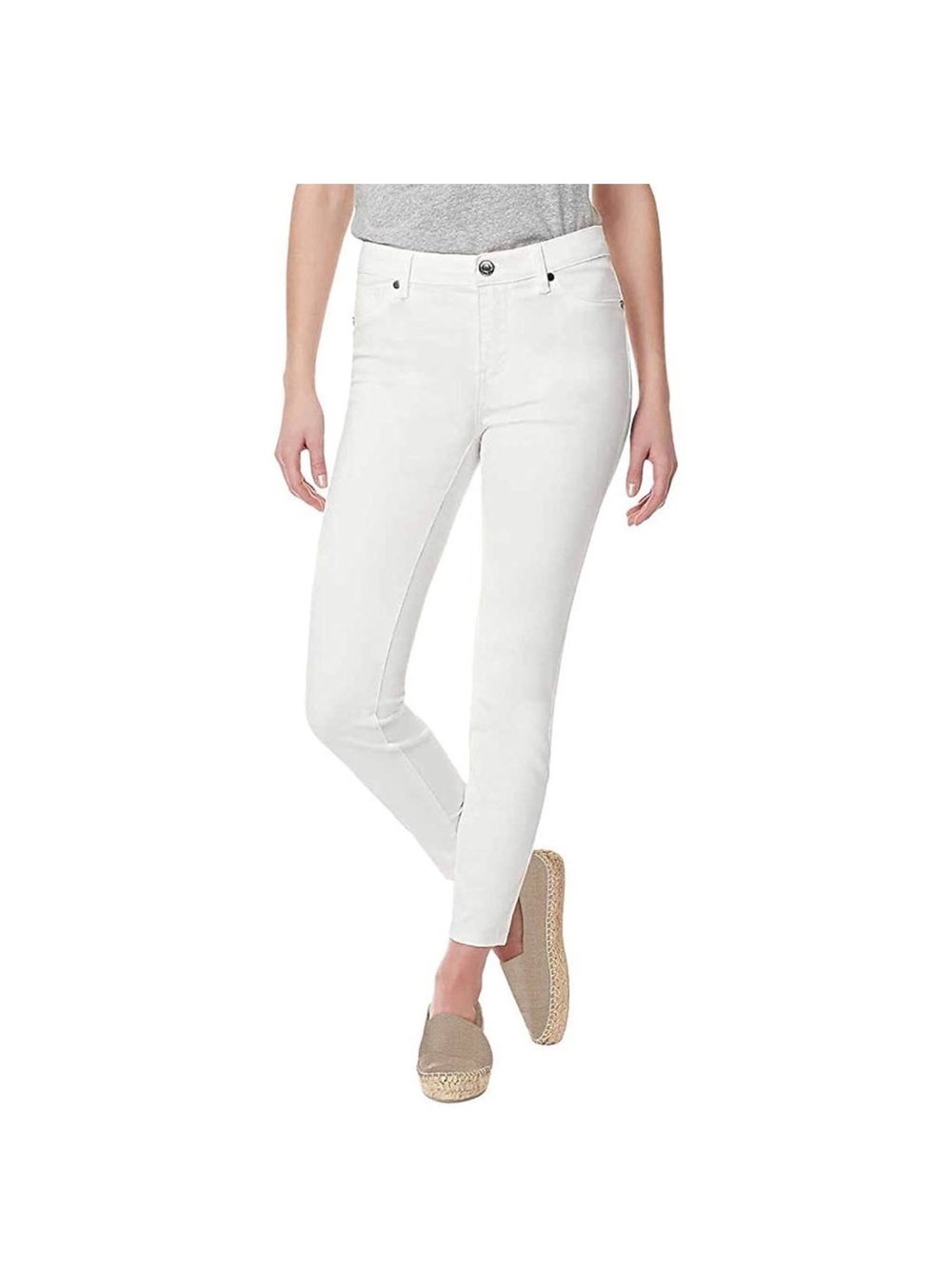 Buffalo David Bitten White Mid Rise Women’s Skinny Jeans Size 30 NWT
